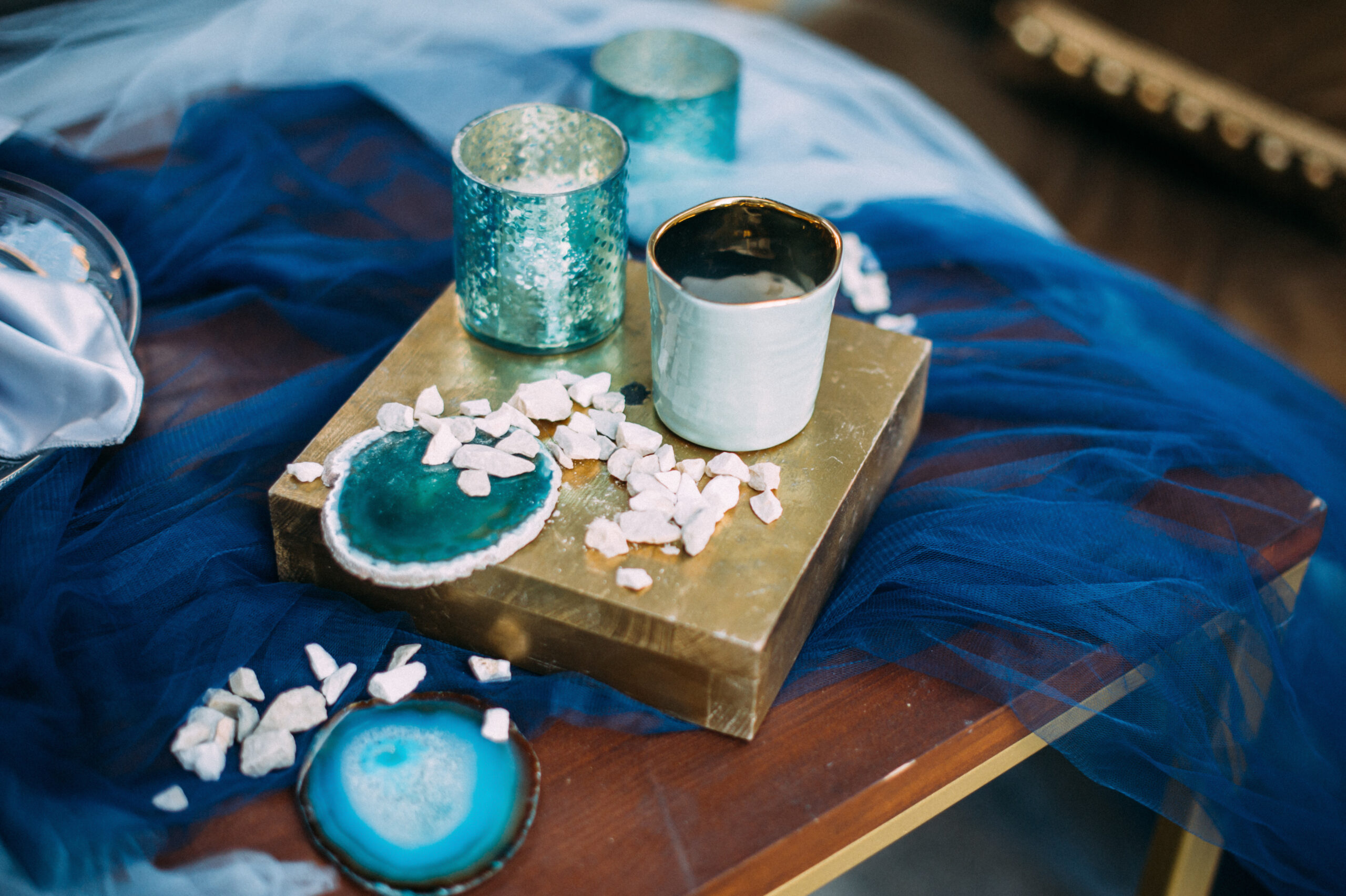 decorations in the style boho for dinner for two outdoors